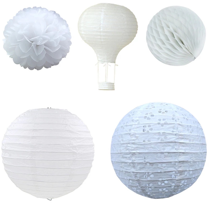 Japanese Lantern Paper - 1pc White series Chinese paper lanterns