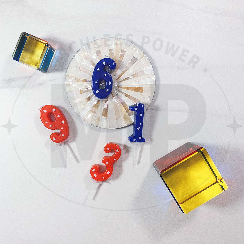4.5cm Red Blue Number Star Bir - огляд і ціна Japanese Candle Wax