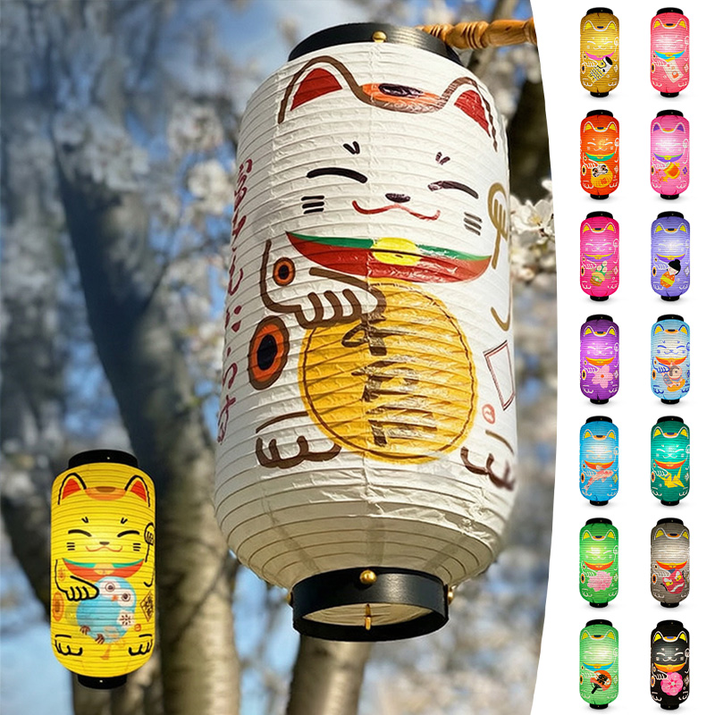 20x45cm Japanese Lucky Cat Pap - огляд і ціна Japanese Lantern Paper