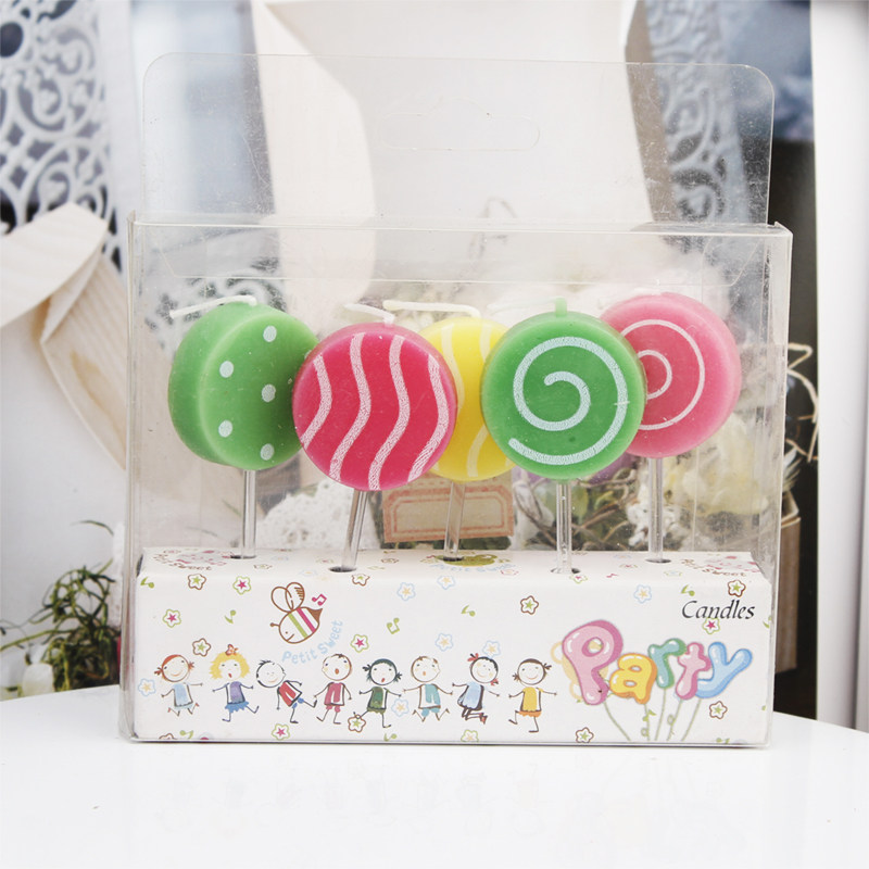 5 candles, creative cake decor - огляд і ціна Japanese Candle Wax