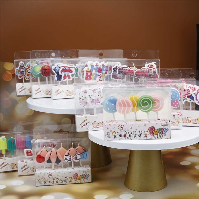 5 candles, creative cake decor - огляд і ціна Japanese Candle Wax