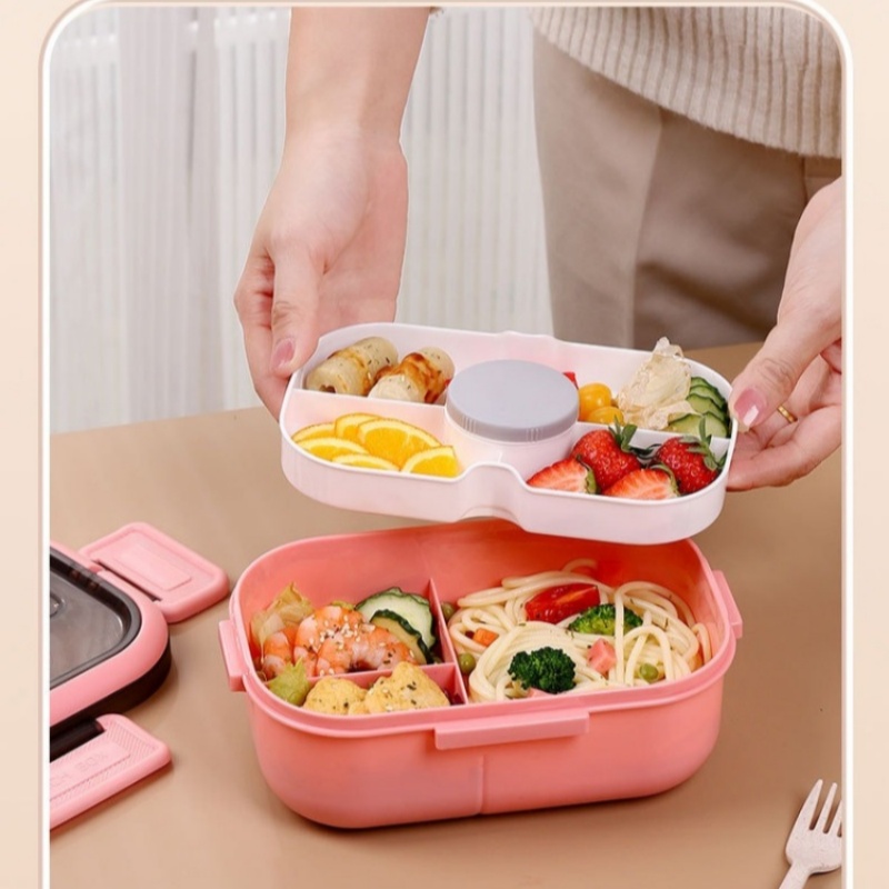 1200ML Double Layer Lunch Box  - огляд і ціна Bento Box Two Tier