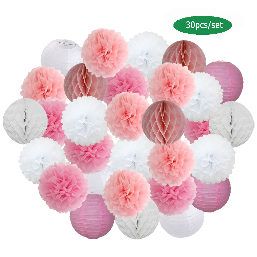 30pcs/Set Holiday Festival Dec - огляд і ціна Japanese Lantern Paper