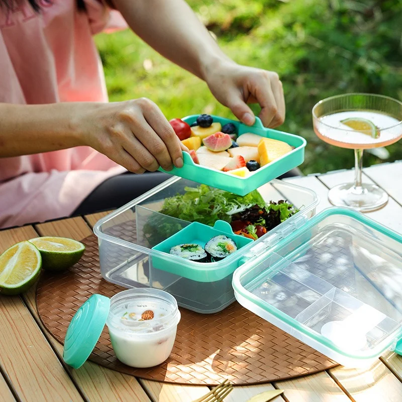 Portable Handle design Double  - огляд і ціна Bento Box Two Tier