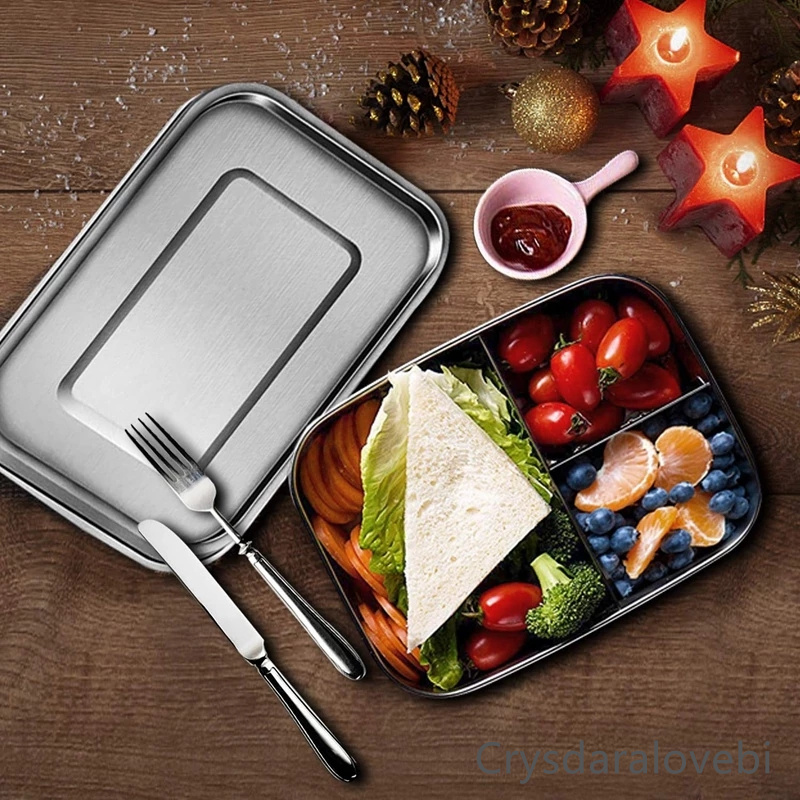 Stainless Steel Bento Kids Lun - огляд і ціна Bento Box Two Tier