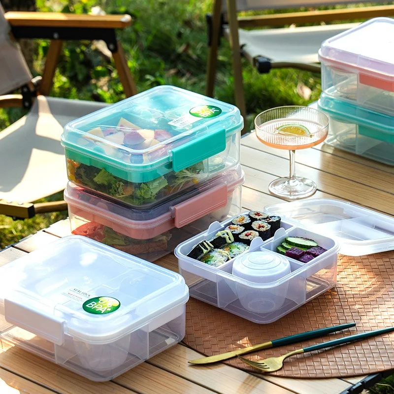 Portable Handle design Double  - огляд і ціна Bento Box Two Tier